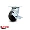 Service Caster 4 Inch Rubber on Steel Swivel Caster with Roller Bearing and Brake SCC SCC-30CS420-RSR-TLB - alternate 4